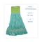Boardwalk Medium Looped-End Wet Mop, Green, Cotton/Synthetic, PK12, BWK1200MCT BWK1200MCT - alternate 5